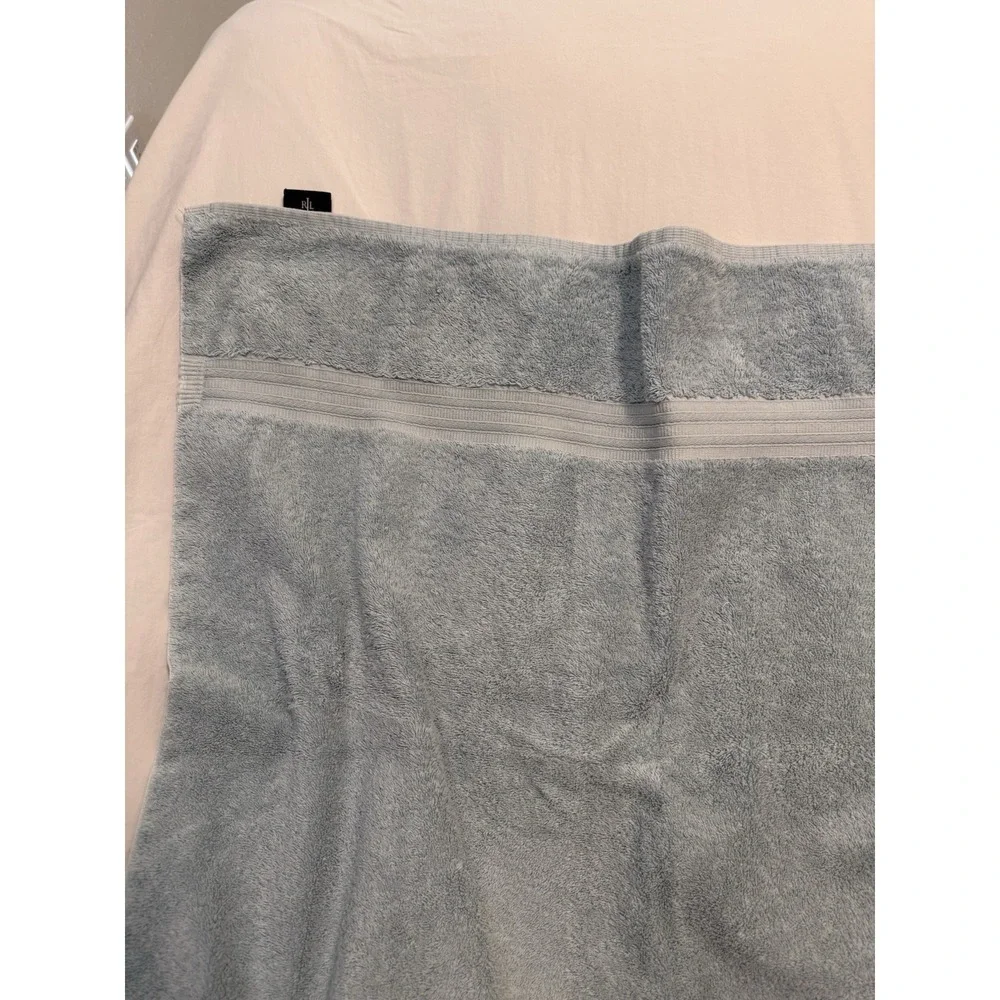 Lauren Ralph Lauren Usa Ocean Blue Bath Towel 30 X 54